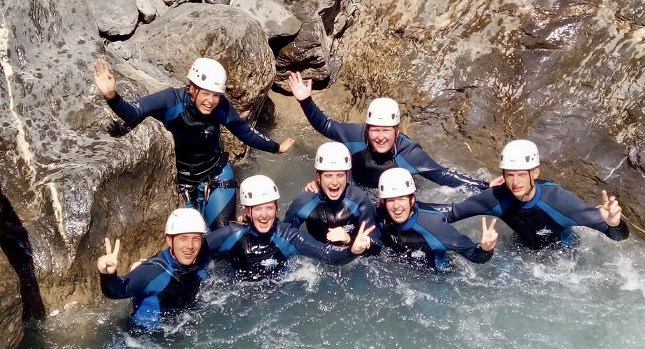 Canyoning waterpret Canyoning waterpret
